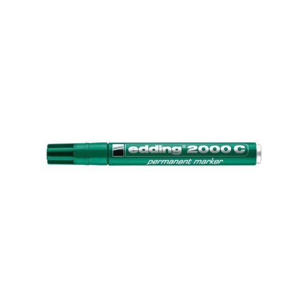 Alkoholos marker, 1,5-3 mm, kúpos, EDDING "2000", zöld