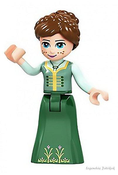 Frozen Jégvarázs Anna zöld ruhában mini figura