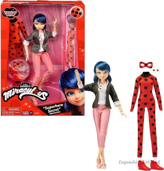 Miraculous Ladybug Superhero secret baba szett Bandai