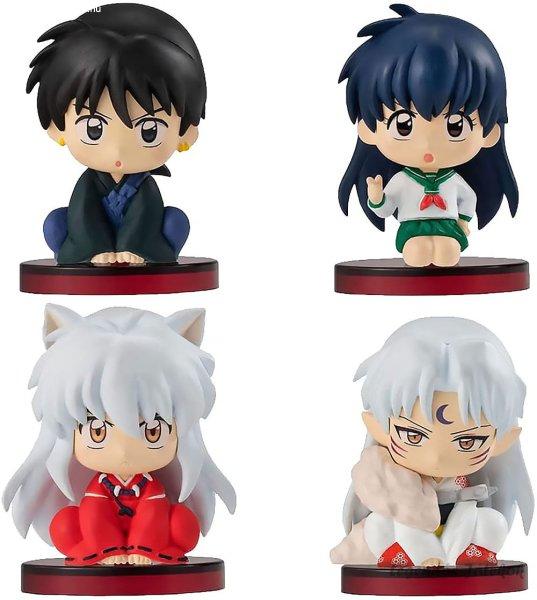 4 db-os Inuyasha figura szett