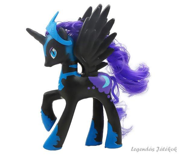 Én kicsi pónim - My little pony - Black Princess jellegű póni figura 15 cm