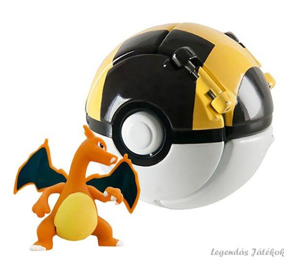 Pokemon labdába zárható mini Charizard figura