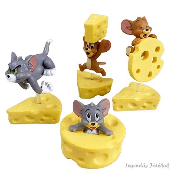 4 db-os Tom és Jerry mesefigura szett