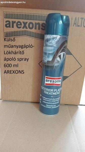 Külső műanyagápló-Lökhárítő ápoló spray 600 ml AREXONS 