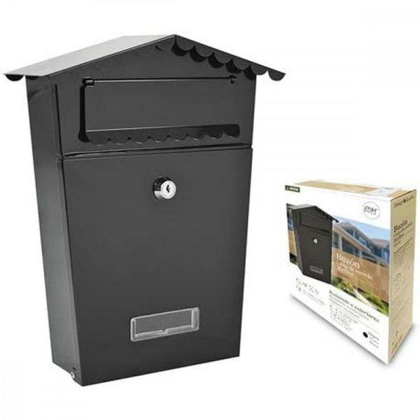 postafiók EDM 85805 House Fekete Acél 21 x 6 x 30 cm MOST 15778 HELYETT 10624
Ft-ért!