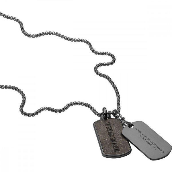 Férfi nyaklánc Diesel DOUBLE DOGTAGS MOST 115241 HELYETT 70796 Ft-ért!