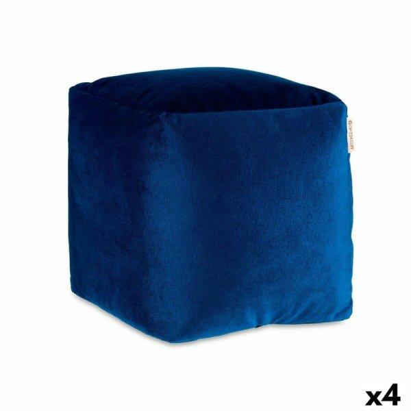 Puff Bársony Kék 30 x 30 x 30 cm (4 egység) MOST 37511 HELYETT 23017 Ft-ért!