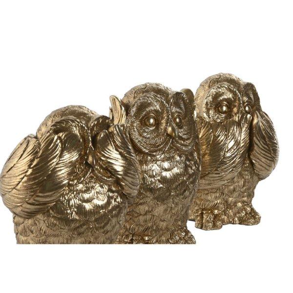 Dekoratív Figura Home ESPRIT Aranysàrga Bagoly 11 x 11 x 15 cm (3 egység)
MOST 25740 HELYETT 15064 Ft-ért!