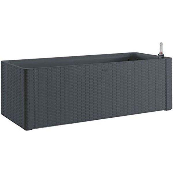Önöntöző ültetőgép Stefanplast Natural Delux Négyszögletes Antracit 100
x 43 x 33 cm MOST 85472 HELYETT 64323 Ft-ért!