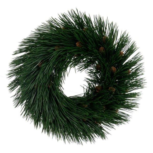 Adventi koszorú Zöld PVC 31 x 31 cm MOST 12042 HELYETT 7209 Ft-ért!