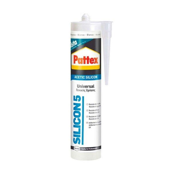 Szilikon Pattex Silicon 5 Egyetemes Fehér 280 ml MOST 6396 HELYETT 3348
Ft-ért!