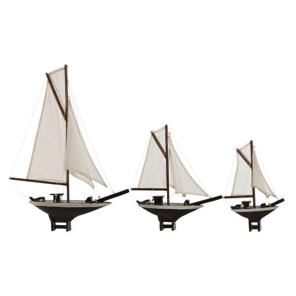 Dekoratív Figura Home ESPRIT Fehér Barna Mediterrán 55 x 8 x 70 cm (3
Darabok) MOST 81063 HELYETT 51301 Ft-ért!