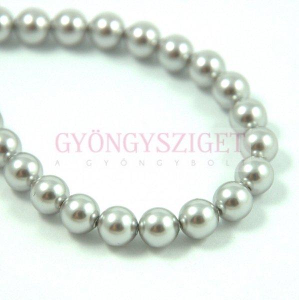 Swarovski igazgyöngy utánzat - Light Grey - 6mm