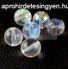 Cseh prselt goly gyngy - Crystal AB - 6mm