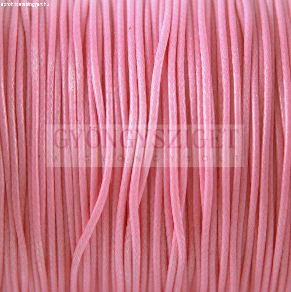 Viaszolt textilszál - Pink - 1mm