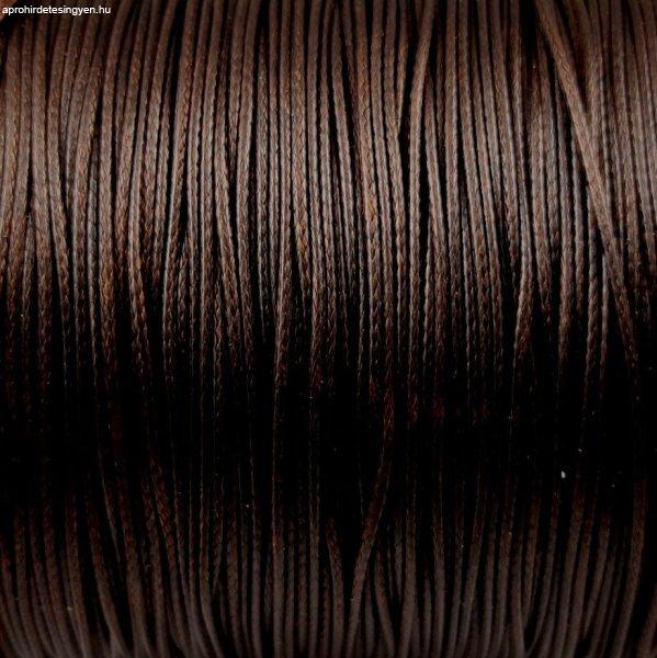 Viaszolt textilszál - Dark Brown - 0.5mm