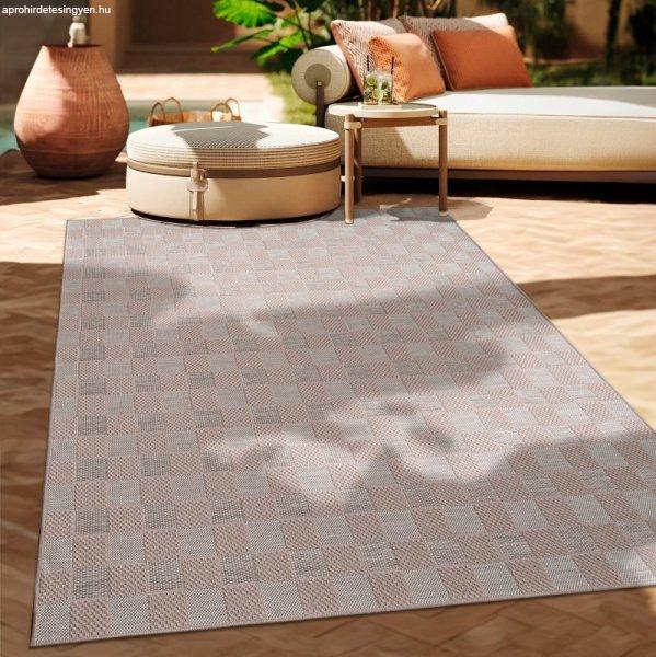Geometria mintás modern kültéri szőnyeg teraszra étkezőbe - bézs szőnyeg
300x400 cm