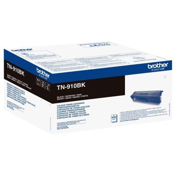 Brother TN-910BK eredeti fekete toner, ~9000 oldal