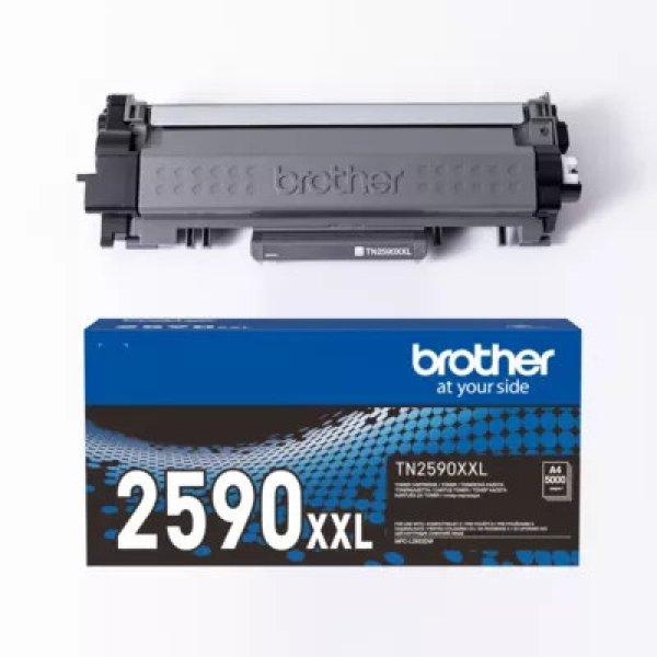 Brother TN-2590XXL FEKETE EREDETI TONER ≈5000 oldal