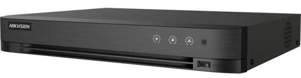 Hikvision iDS-7208HQHI-M1/XT 8 csatornás AcuSense THD DVR, 5MP lite@12fps,
1080p@15fps, 720p@20fps, +4× 6MP IP, koax audio