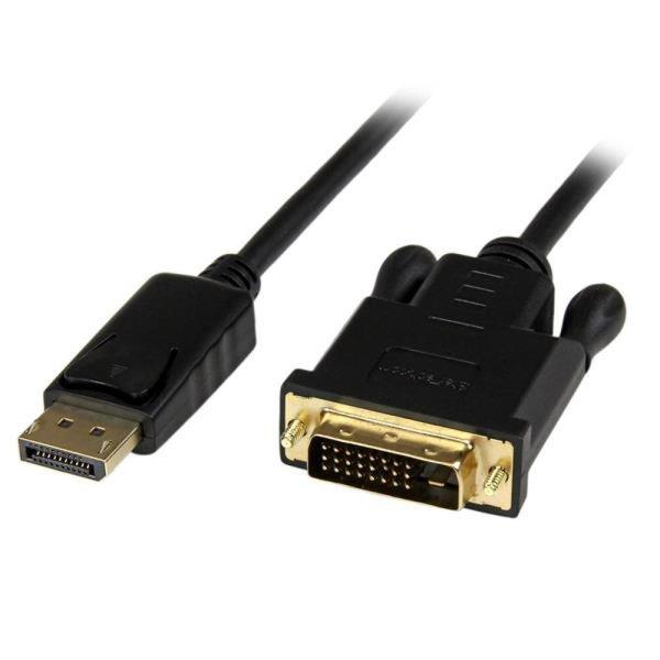 DisplayPort–DVI Adapter Startech DP2DVIMM6BS Fekete 1,8 m MOST 34866 HELYETT
21901 Ft-ért!