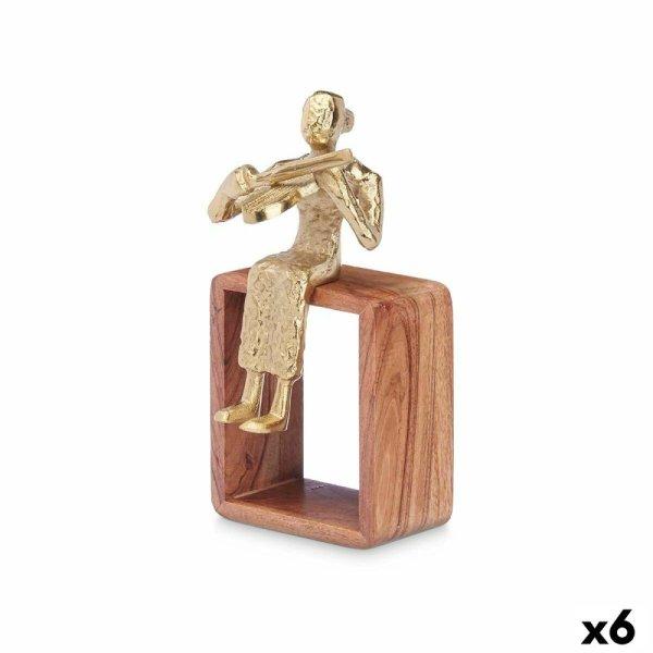 Dekoratív Figura Hegedű Aranysàrga Fa Fém 13 x 27 x 13 cm MOST 47581 HELYETT
32426 Ft-ért!