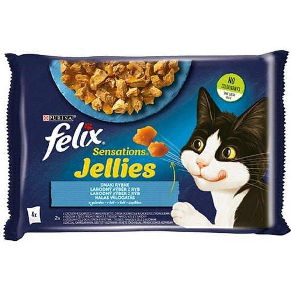 Macska eledel Purina Felix Sensations Lazac szín Tőkehal 4 x 85 g MOST 3024
HELYETT 1811 Ft-ért!