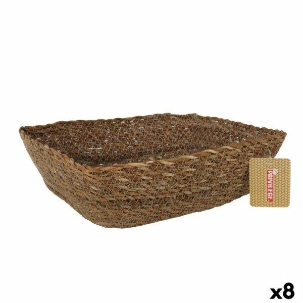 Többcélú kosár Privilege vesszőfonás Négyszögletes 30 x 23 x 9 cm (8
egység) MOST 27905 HELYETT 17031 Ft-ért!