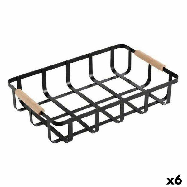 Többcélú kosár Confortime Fekete 36 x 24,3 x 8 cm (6 egység) MOST 41487
HELYETT 23811 Ft-ért!