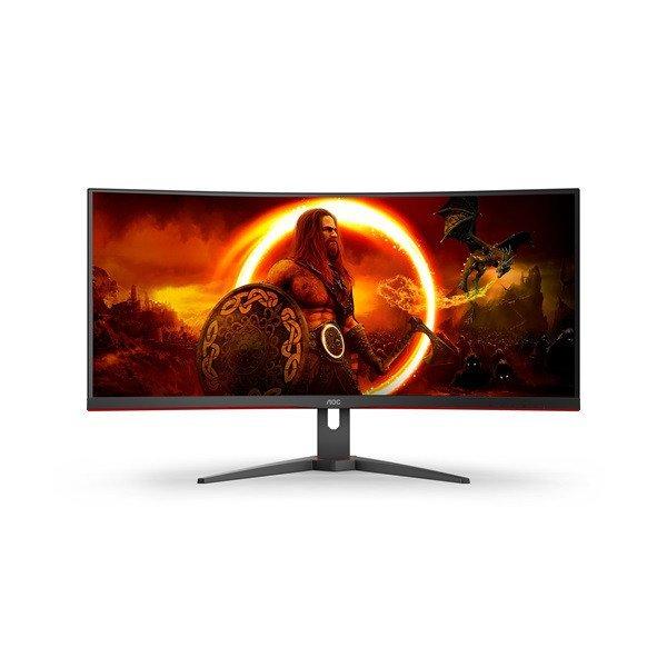 AOC Ívelt Gaming 144Hz VA monitor 34" CU34G2XE/BK, 3440x1440, 21:9,
300cd/m2, 1ms, 2xHDMI/DisplayPort