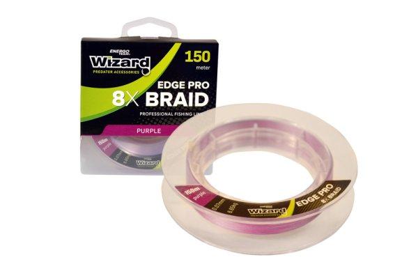 Wizard Edge Pro 8X Braid Violet 0,20mm 20,23kg 150m fonott zsinór (30903-020)