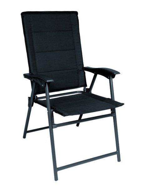 Mil-Tec katonai összecsukható szék támlával fekete