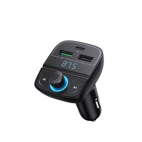 UGREEN Bluetooth 5.0 FM Transmitter MP3 Car Charger