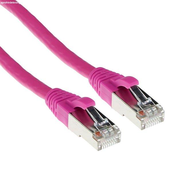 ACT CAT6A S-FTP Patch Cable 3m Pink