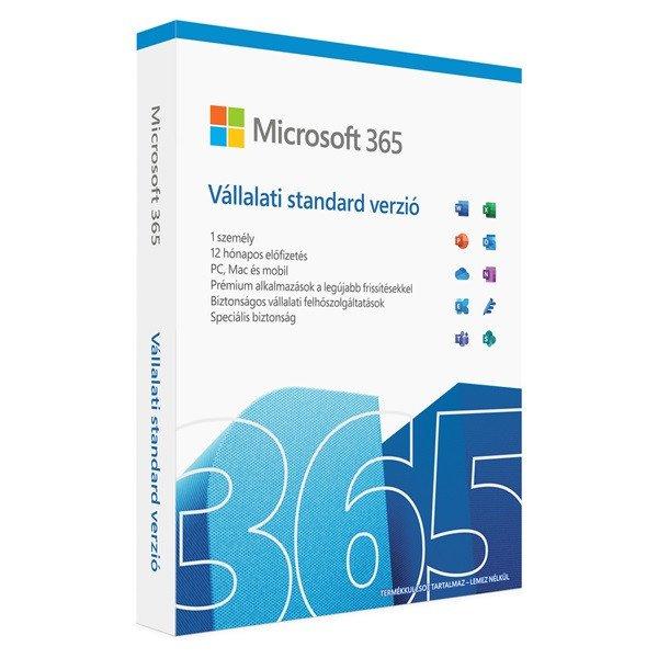 MICROSOFT 365 Vállalati Standard verzió (Business Standard) 1Y Win/MAC HUN FPP
BOX Doboz P8