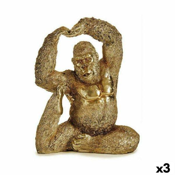 Dekoratív Figura Yoga Gorilla Aranysàrga 14 x 30 x 25,5 cm (3 egység) MOST
39762 HELYETT 27102 Ft-ért!