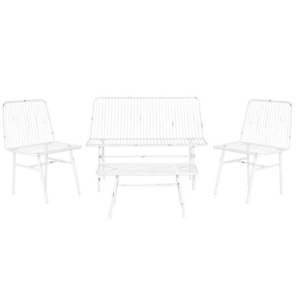 Asztal szett 3 fotellel Home ESPRIT Fehér Fém 115 x 53 x 83 cm MOST 207937
HELYETT 133366 Ft-ért!