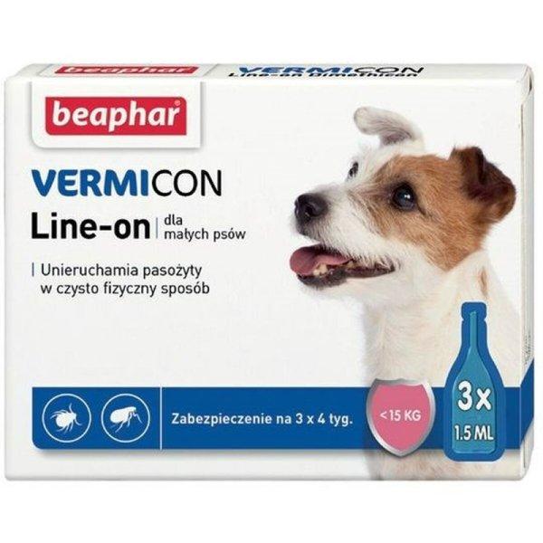 Parazitaellenes Beaphar Vermicon Line-On S 3 x 1,5 ml MOST 9830 HELYETT 6035
Ft-ért!