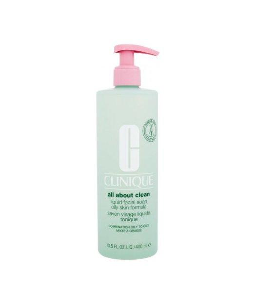 Clinique Folyékony arctisztító szappan kombinált és
zsíros bőrre All About Clean (Liquid Facial Soap Oily Skin) 400 ml