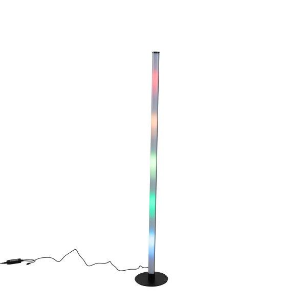 Neon asztali lámpa fekete, beépített LED RGB dimmerrel - Tijs