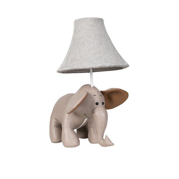 Gyermek asztali lámpa elefánt szürke - Bobby