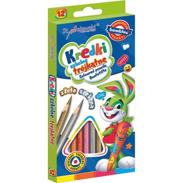 12 db-os színes ceruza gyerekeknek