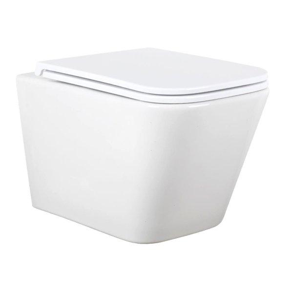 Welland Rimless W2390 fali WC csésze + soft-close slim WC ülőke
