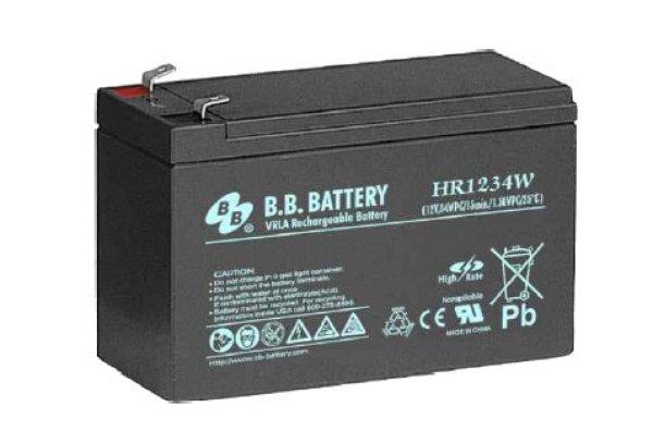 B.B. Battery HR1234W 12V 8.5Ah HighRate zárt gondozásmentes AGM akkumulátor
T2