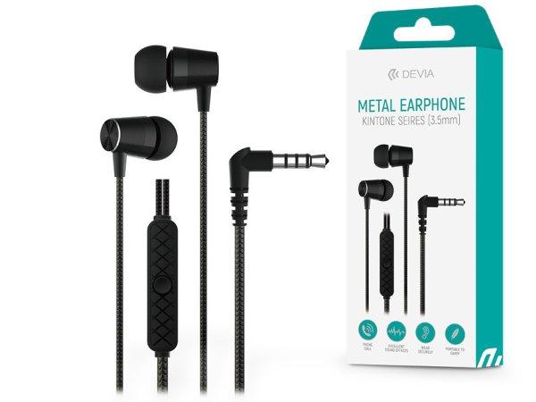 Devia univerzális sztereó felvevős fülhallgató - 3,5 mm jack - Devia
Kintone Series Metal Earphone - fekete