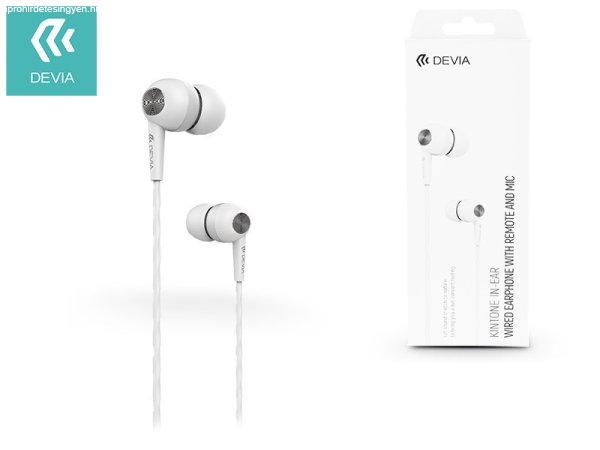 Devia univerzális sztereó felvevős fülhallgató - 3,5 mm jack - Devia
Kintone In-Ear Wired Earphones - fehér