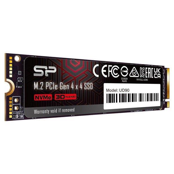 Silicon Power SSD - 1TB UD90 (r:4800MB/s; w:4200 MB/s, NVMe 1.4 támogatás, M.2
PCIe Gen 4x4)