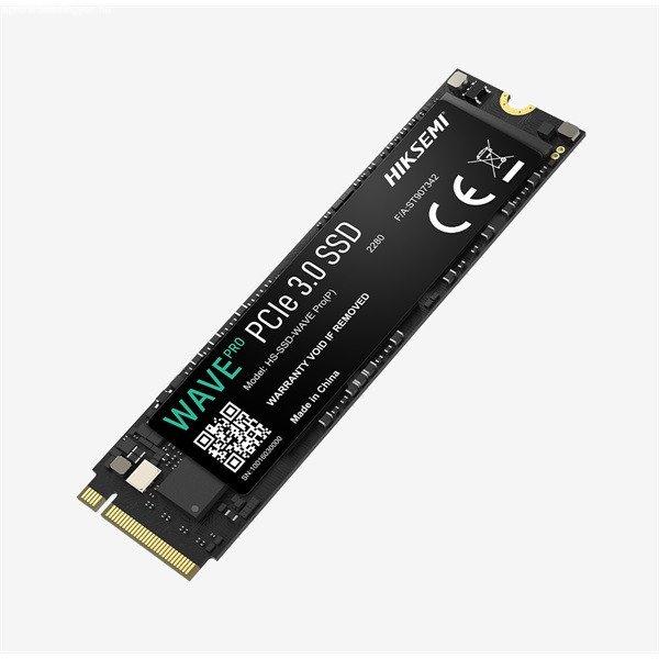 Hikvision HIKSEMI SSD 2TB - WAVE PRO (3D TLC, M.2 PCIe Gen 3x4, NVMe, r:3445
MB/s, w:3120 MB/s)