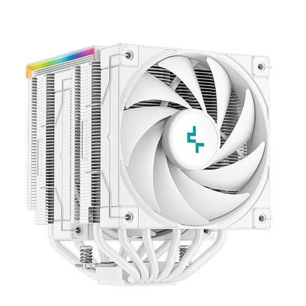 DeepCool CPU Cooler - AK620 Digital WH (28 dB; max, 117,21 m3/h; 4pin
csatlakozó, 6 db heatpipe, 2x12cm, PWM, fehér)