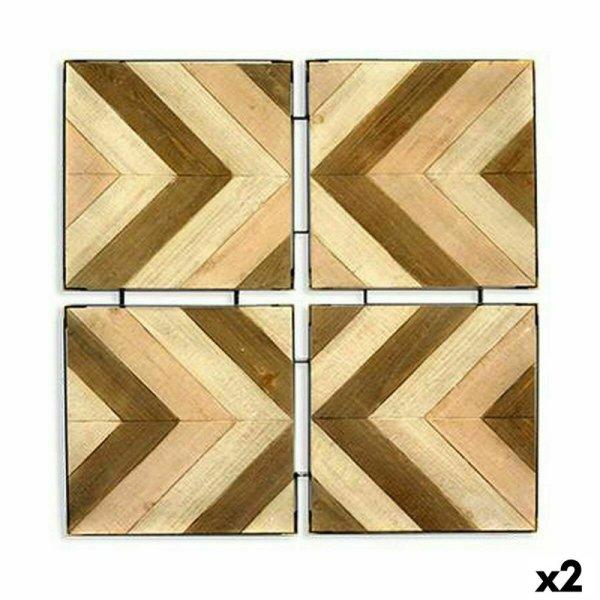 Fali Dekoráció Bafana Barna Bézs szín 3 x 82,5 x 82,5 cm (2 egység) MOST
65131 HELYETT 51243 Ft-ért!